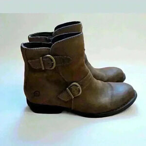 Born Distressed Leather Grado Bootie Size 6.5 Excellent Condition